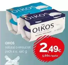 Condis Oikos - natural o ensucrat oferta