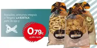 Condis Rosquilles, artesanes integrals o regana oferta
