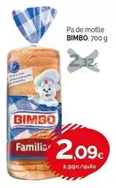 Condis Bimbo - pa de motlle oferta