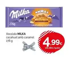 Condis Milka - xocolata cacahuet amb caramel oferta