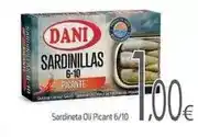 Valvi Supermercats Dani - sardineta oli picant 6/10 oferta