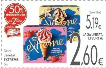 Valvi Supermercats Nestlé - gelat varietat extreme oferta