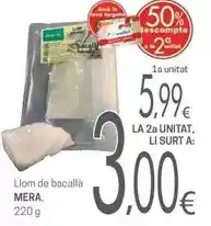 Valvi Supermercats Mera - llom de bacalla oferta
