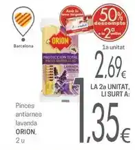 Valvi Supermercats Orion - pinces antiarnes lavanda oferta