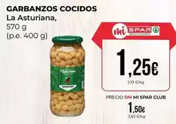 SPAR Gran Canaria La asturiana - garbanzos cocidos oferta