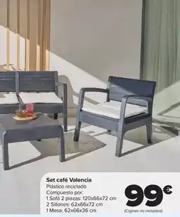 Carrefour Valencia - set café oferta