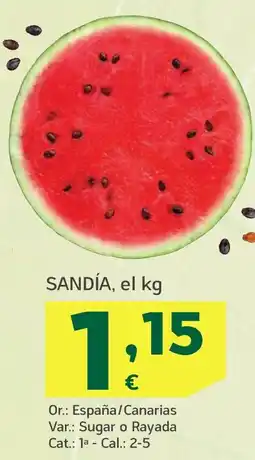 HiperDino Sandía oferta
