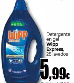 UDACO WIPP EXPRESS Detergente en gel oferta