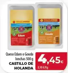 Spar Tenerife Castillo de holanda - queso edam o gouda lonchas oferta