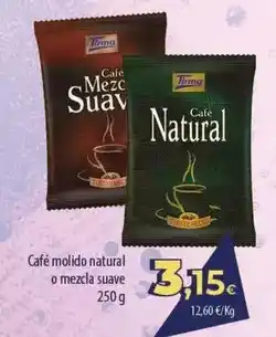 Spar Tenerife Tirma - café molido natural o mezcla suave oferta