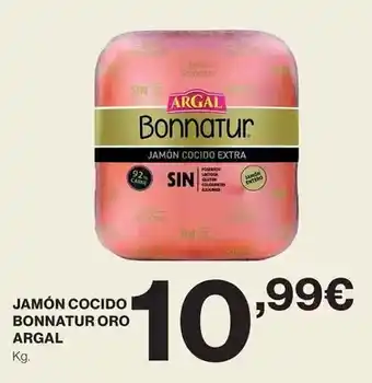 El Corte Inglés Argal - jamón cocido bonnatur oro oferta