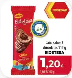 Spar Tenerife Eidetesa - cana sabor 3 chocolates oferta
