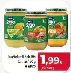 Spar Tenerife Organic - pure infantil solo bio tarritos oferta