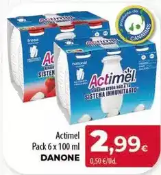 Spar Tenerife Danone - actimel oferta