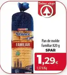 Spar Tenerife Spar - pan de molde familiar oferta