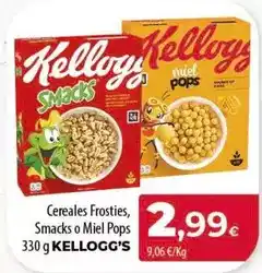 Spar Tenerife Kellogg's - cereales frosties, smacks o miel pops oferta