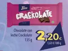 Spar Tenerife Tirma - chocolate con leche crackolate oferta