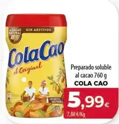 Spar Tenerife Cola cao - preparado soluble al cacao oferta