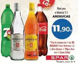 Spar Tenerife Arehucas - ron oro o blanco oferta
