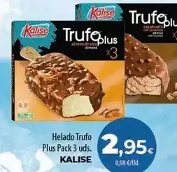 Spar Tenerife Kalise - helado trufo plus pack 3 uds oferta
