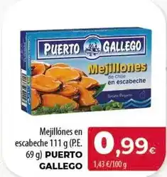 Spar Tenerife Puerto gallego - mejillones en escabeche oferta