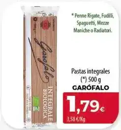 Spar Tenerife Garofalo - pastas integrales oferta