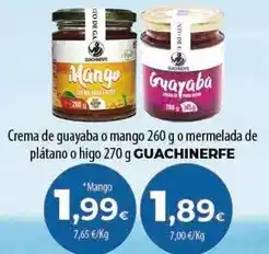 Spar Tenerife Mango - crema de guayaba o mango o mermelada de platano o higo oferta
