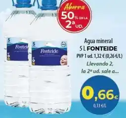 Spar Tenerife Fonteide - agua mineral oferta