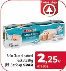 Spar Tenerife Spar - atun claro al natural oferta