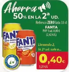 Spar Tenerife Fanta - refresco zero oferta