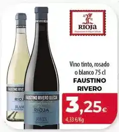 Spar Tenerife Faustino rivero - vino tinto oferta