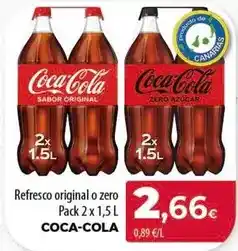 Spar Tenerife Coca-cola - refresco original o zero oferta