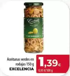 Spar Tenerife Excelencia - aceitunas verdes en rodajas oferta