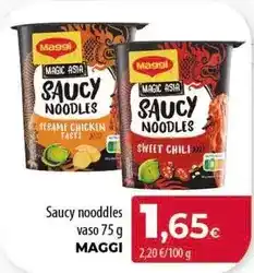 Spar Tenerife Maggi - saucy noodles vaso oferta