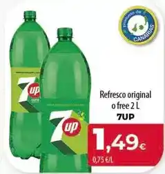 Spar Tenerife 7up - refresco original o free oferta