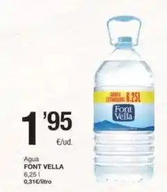 SPAR Fragadis Font vella - agua oferta