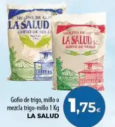 Spar Tenerife La salud - gofio de trigo, millo o mezcla trigo-millo oferta