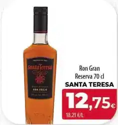 Spar Tenerife Santa teresa - ron gran reserva oferta