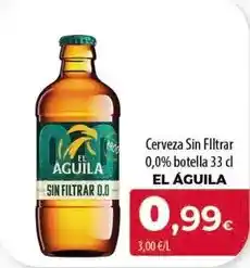 Spar Tenerife El aguila - cerveza sin filtrar 0,0% botella oferta