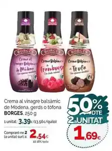 Condis Borges - crema al vinagre balsamic de modena oferta
