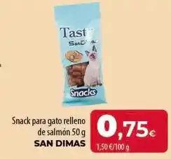 Spar Tenerife San - snack para gato relleno de salmon oferta