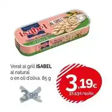 Condis Isabel - verat al grill al natural o en oli d'oliva oferta