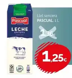 Condis Pascual - llet sencera oferta