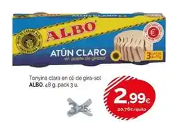 Condis Albo - tonyina clara en oli de gira-sol oferta