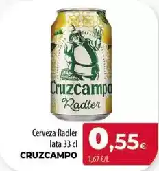 Spar Tenerife Cruzcampo - cerveza radler oferta