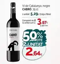 Condis Cabro - vi de catalunya oferta