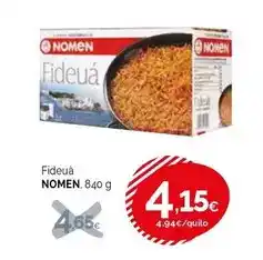 Condis Nomen - fideuà oferta