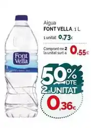 Condis Font vella - aigua oferta