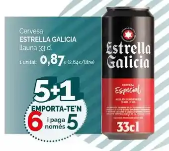 Condis Estrella galicia - cervesa oferta