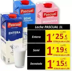 SPAR Pascual - leche oferta